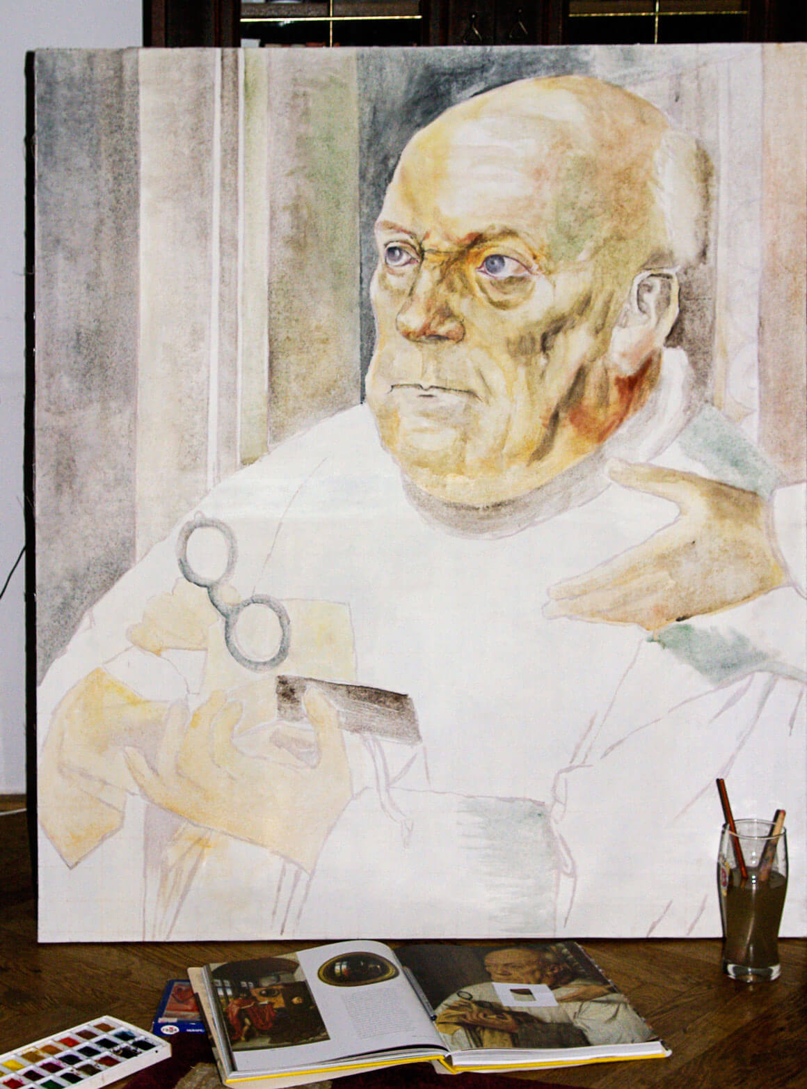 oil on canvas art | Irina Pozniak | irisdot | irisdot.com | tomeson, Jan van Eyck,ASP, Warszawa, Grodno