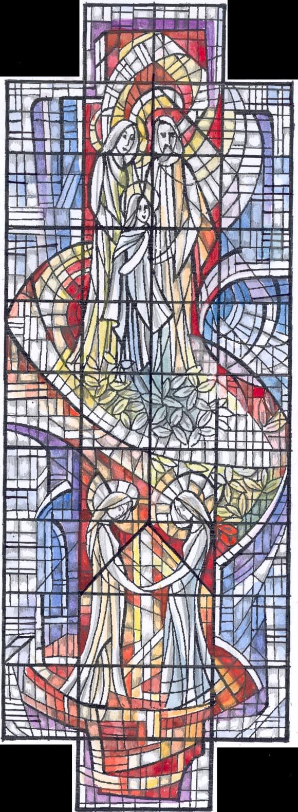 stainglass for a church in Siedlce | Irina Pozniak | irisdot | irisdot.com | tomeson, Siedlce, Grodno