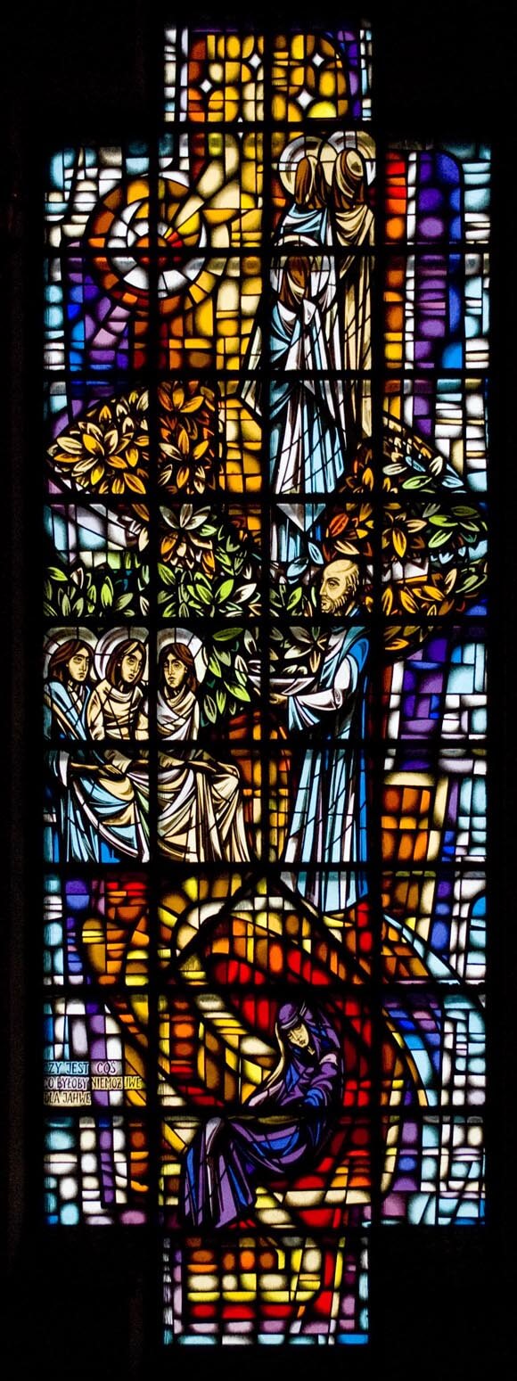 stainglass for a church in Siedlce | Irina Pozniak | irisdot | irisdot.com | tomeson, Siedlce, Grodno