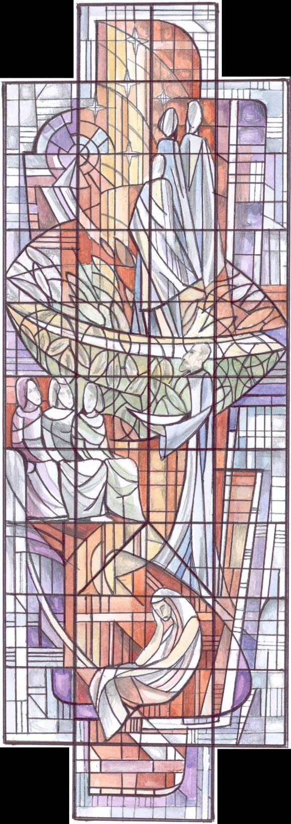 stainglass for a church in Siedlce | Irina Pozniak | irisdot | irisdot.com | tomeson, Siedlce, Grodno