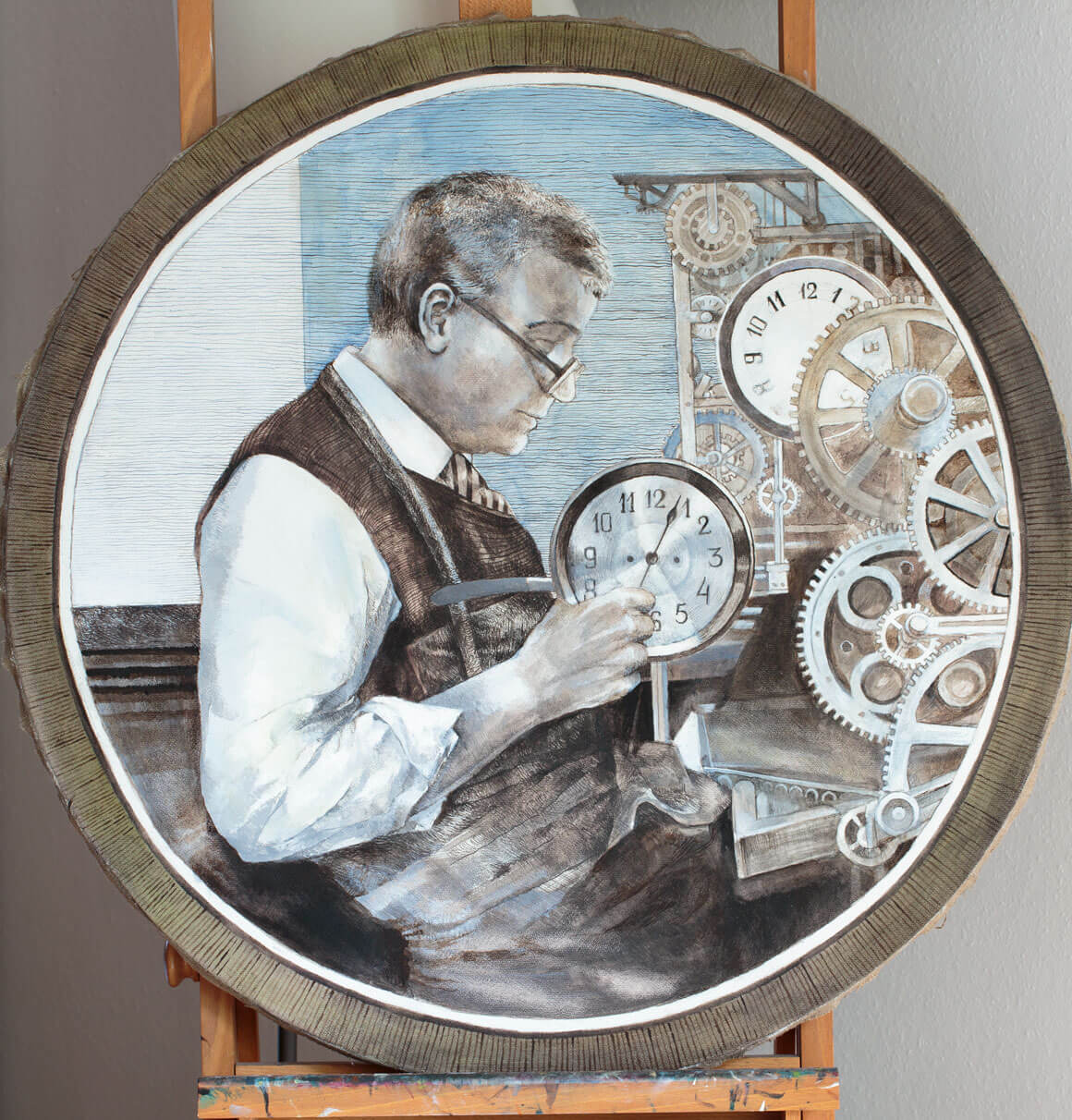 oil on canvas art | The Academy of Fine Arts in Warsaw | Irina Pozniak | irisdot | irisdot.com | tomeson, Warszawa, Grodno